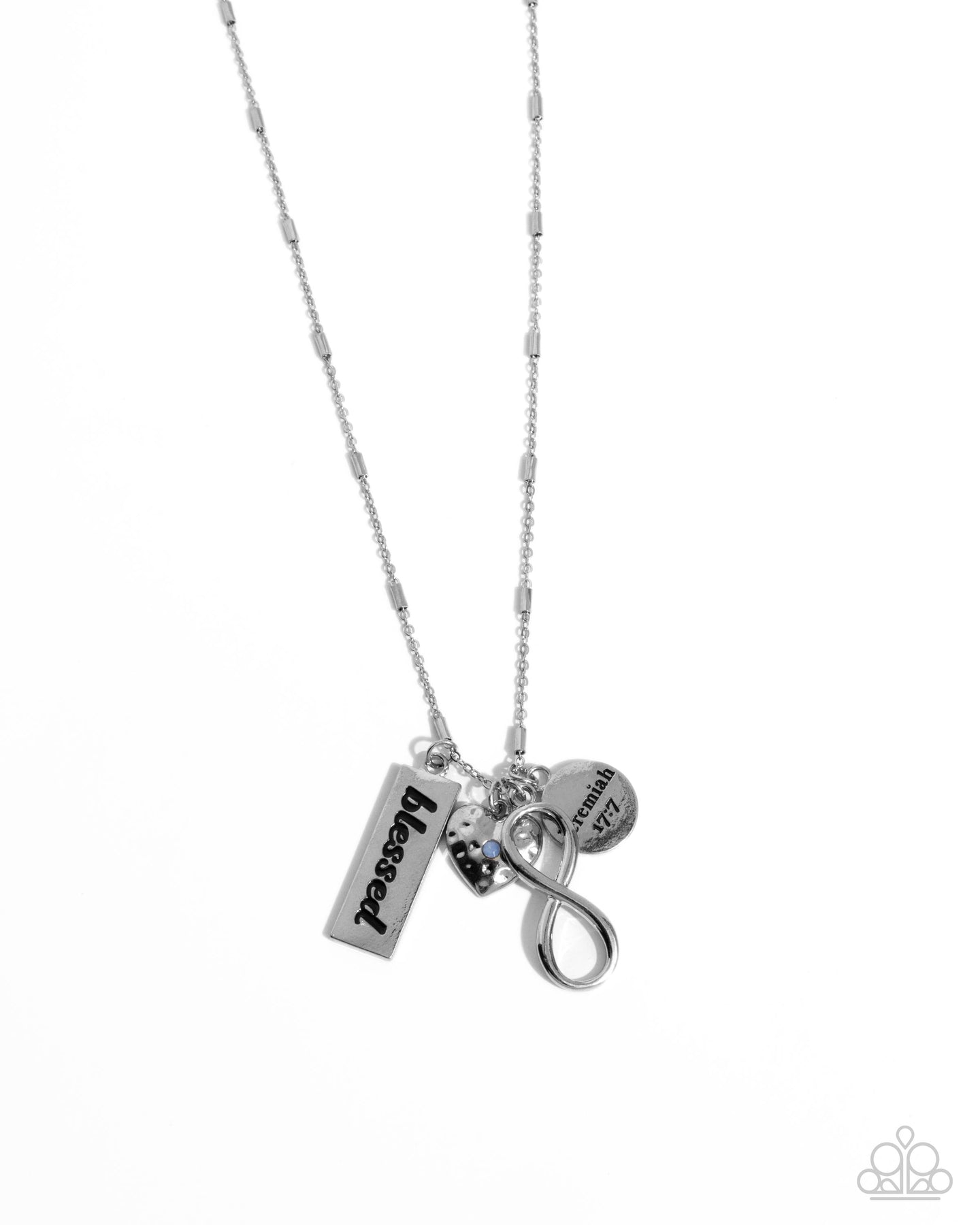 Confidence in Him - Blue necklace A067