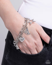 Load image into Gallery viewer, Team Spirit - White bracelet D076
