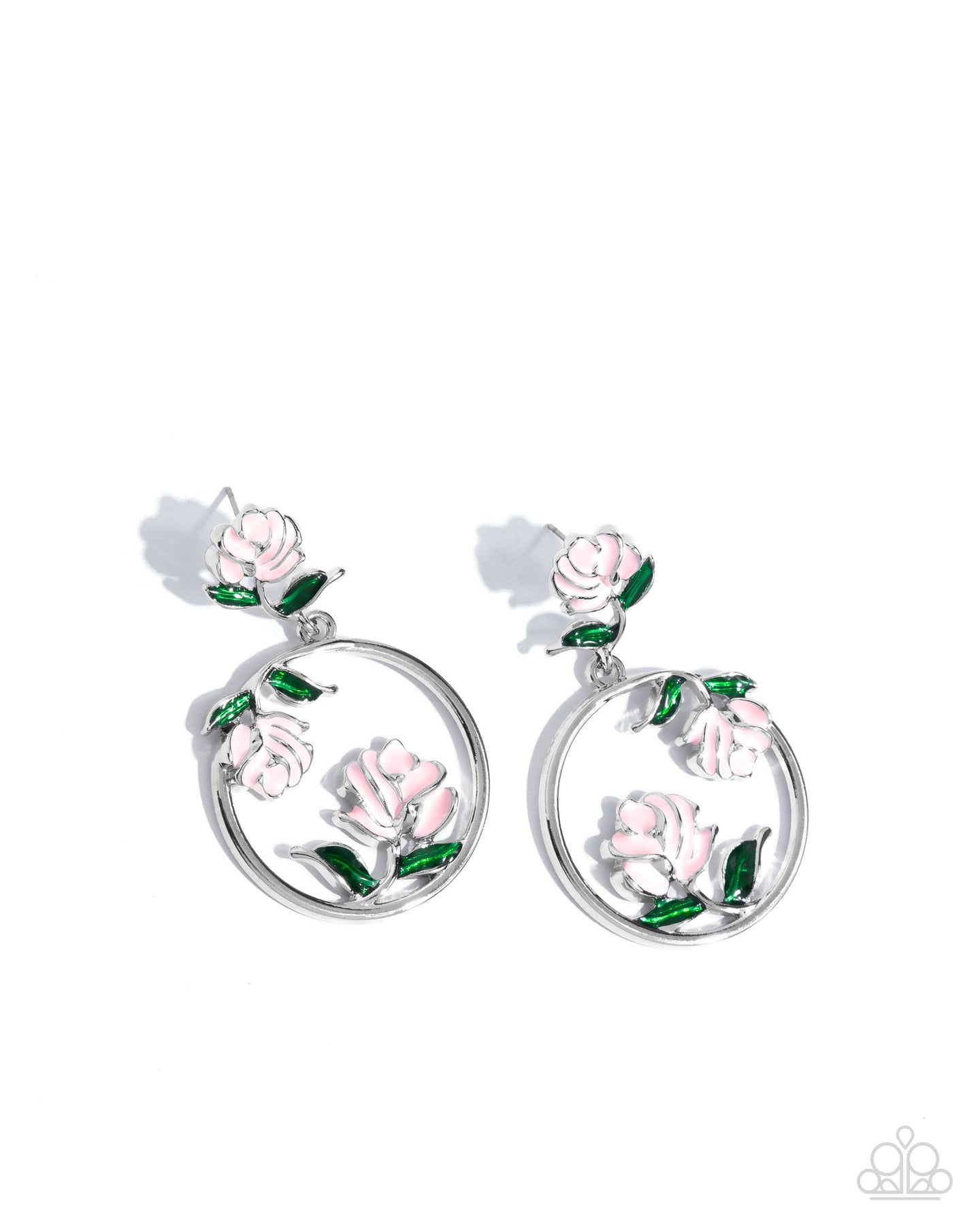 ROSE to You - Pink post earring B119