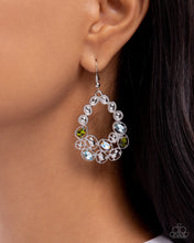 Load image into Gallery viewer, Prismatic Principal - Green earring A101
