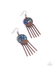 Load image into Gallery viewer, Disc Destiny - Copper earring E081
