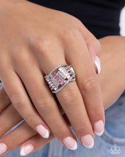 Load image into Gallery viewer, Confident Crisscross - Pink ring E017
