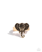 Load image into Gallery viewer, Elephant Whisper - Gold ring Box 13

