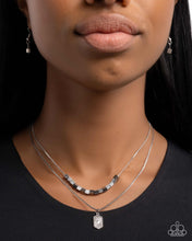Load image into Gallery viewer, Layered Legato - Silver necklace
