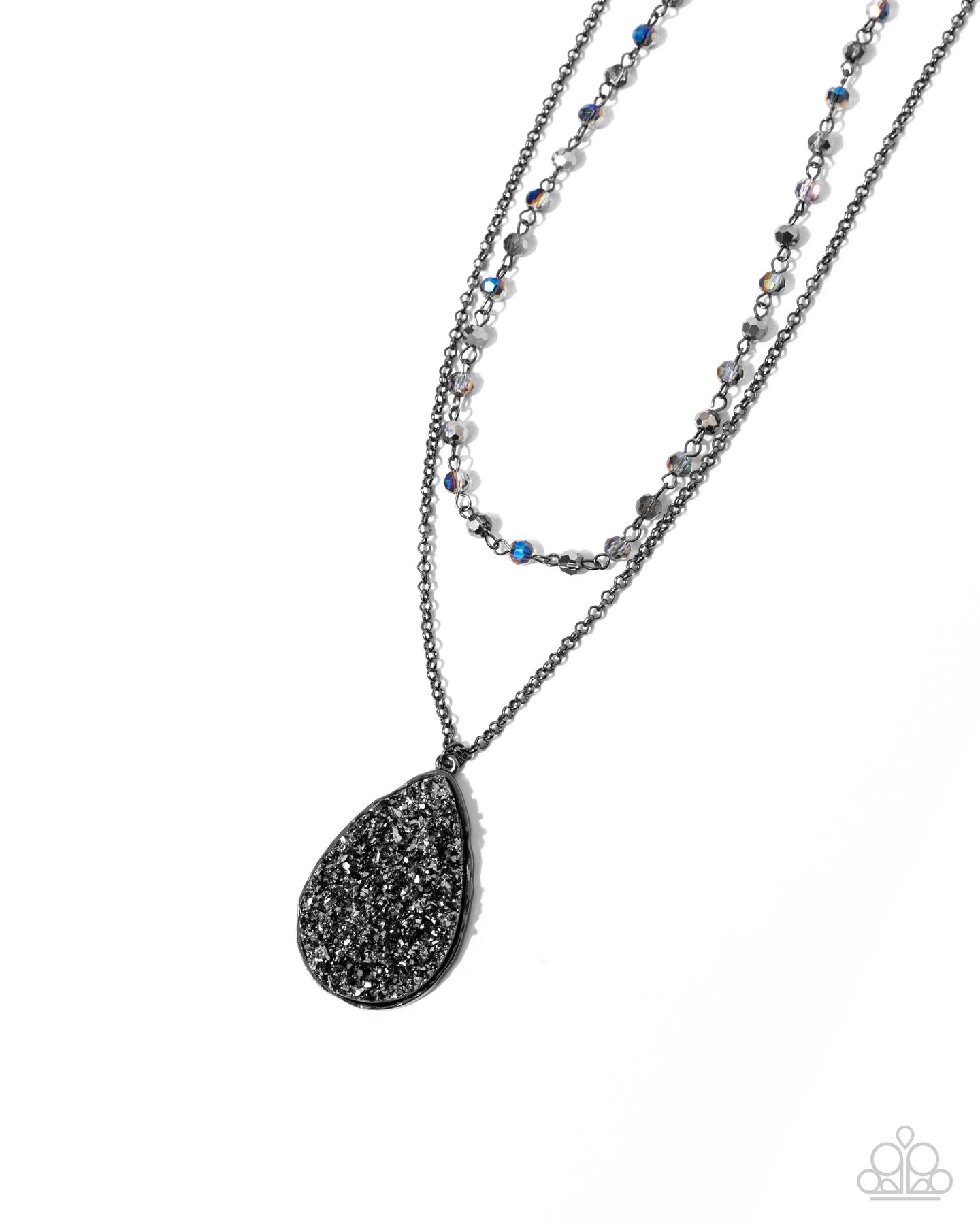Druzy Delight - Black necklace E050/51