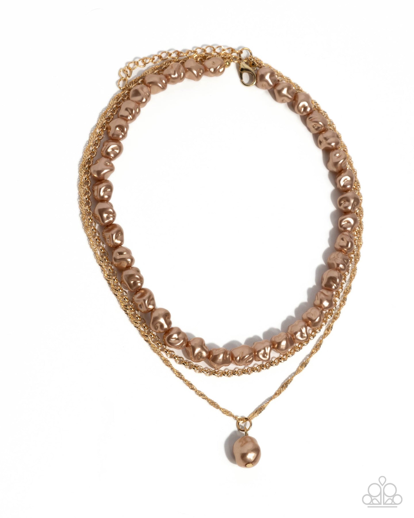 Baroque Bling - Brown necklace LRSHELF