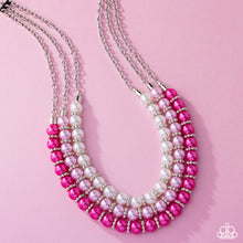 Load image into Gallery viewer, Promising Promenade - Pink necklace E019
