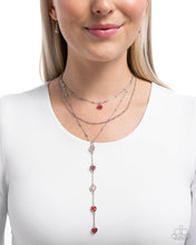 Load image into Gallery viewer, Valiant Valentine - Red necklace E046
