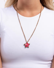 Load image into Gallery viewer, Lone Star Story - Red necklace E052
