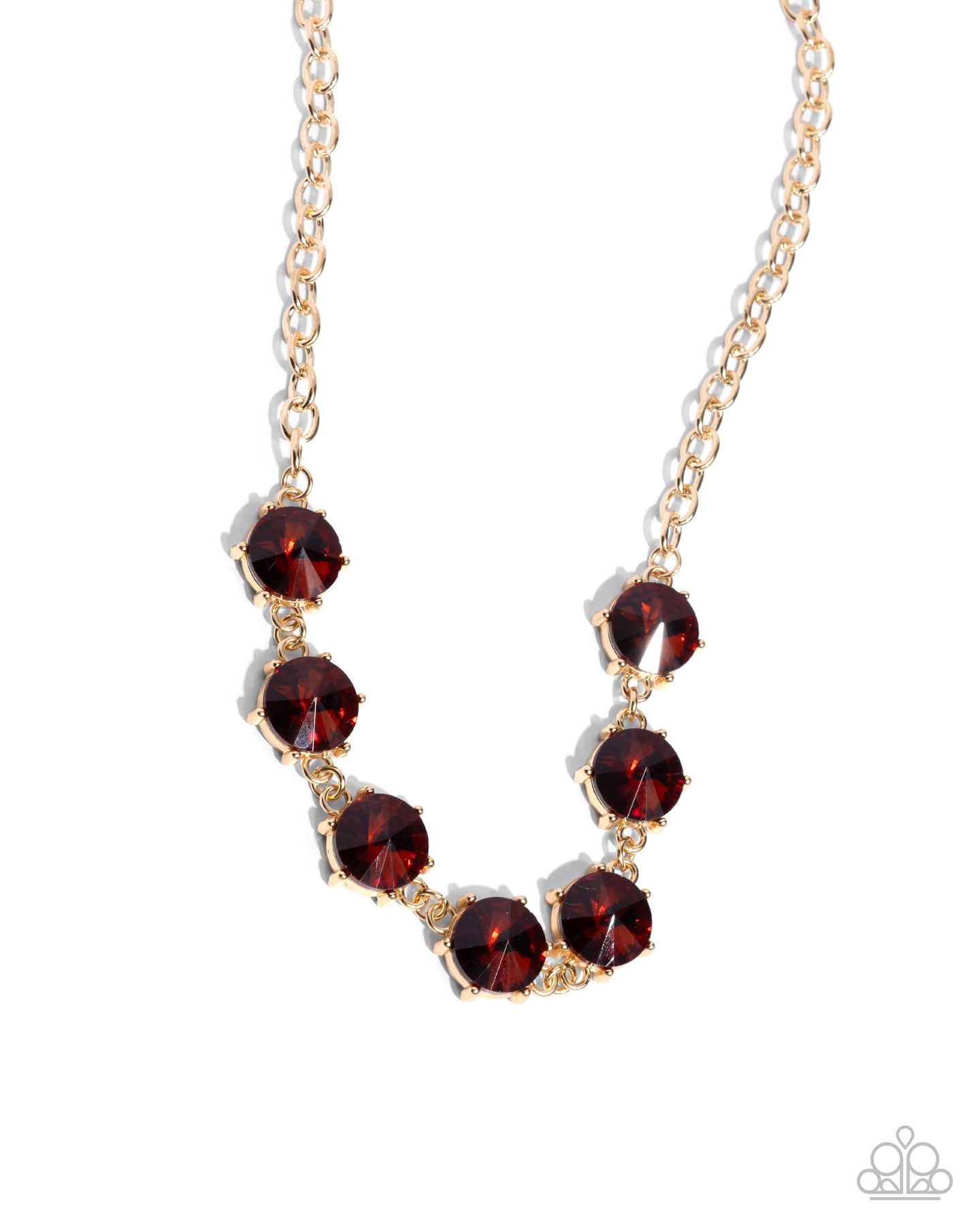 Drowning in Dazzle - Brown necklace A053