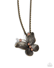 Load image into Gallery viewer, Flight Test - Brass necklace C019
