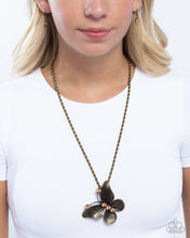 Load image into Gallery viewer, Flight Test - Brass necklace C019
