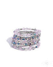Load image into Gallery viewer, Sizzling Stack - Multi coil bracelet PINK DIAMOND EXCLUSIVE Box 6/LR/BOX 17
