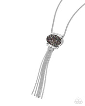 Load image into Gallery viewer, Chained Complication - Silver necklace D022
