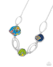 Load image into Gallery viewer, Stained Glass Statement - Multi necklace E022
