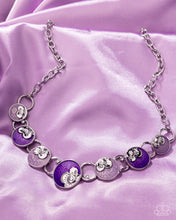 Load image into Gallery viewer, Blooming Bravado - Purple necklace A082
