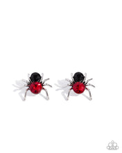 Load image into Gallery viewer, $10 SPIDER BITE - Red earrings &amp; ring SET C021
