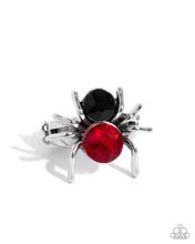 Load image into Gallery viewer, $10 SPIDER BITE - Red earrings &amp; ring SET C021
