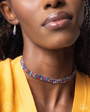 Load image into Gallery viewer, $16 SET: Terrific Trio - Multi Choker necklace + matching bracelet E050
