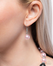 Load image into Gallery viewer, $16 SET: Lacy Lady pink necklace + bracelet A041

