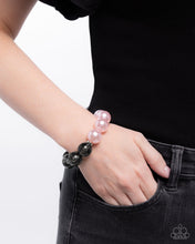 Load image into Gallery viewer, $16 SET: Lacy Lady pink necklace + bracelet A041
