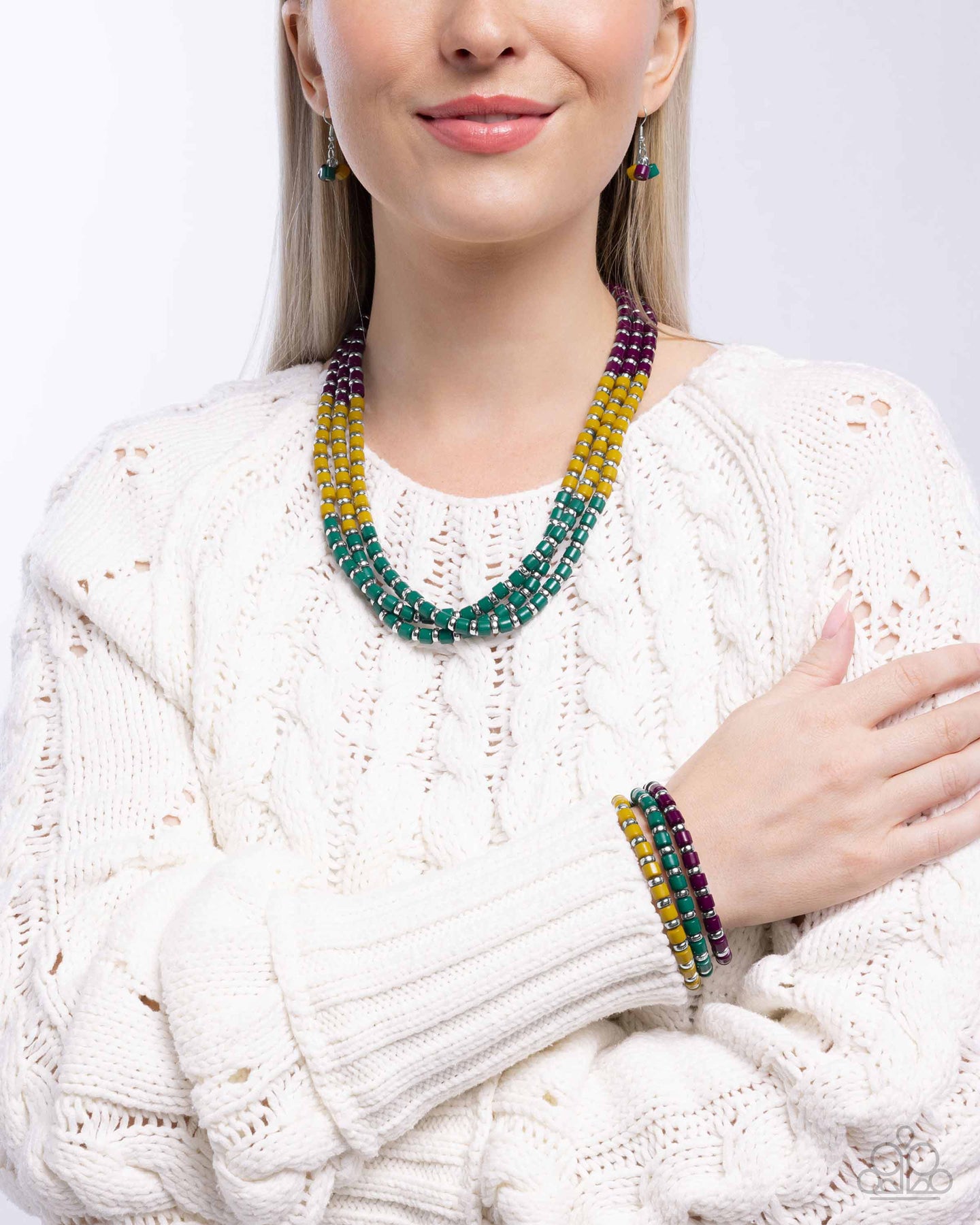 $16 SET: Trendy Trio - Green Complete Look C019