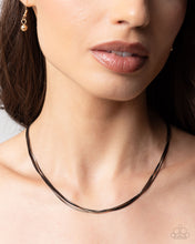 Load image into Gallery viewer, $16 SET: Coded Champion - Black + matching earring E034
