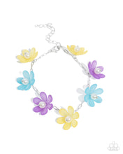 Load image into Gallery viewer, $16 SET: Floral Revival - Purple necklace + bracelet E020
