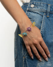Load image into Gallery viewer, $16 SET: Floral Revival - Purple necklace + bracelet E020
