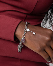 Load image into Gallery viewer, $16 SET: Momentary Bliss Purple necklace + bracelet D055
