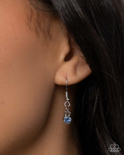 Load image into Gallery viewer, $16 SET: Seesaw Statement - Blue necklace + matching bracelet D033
