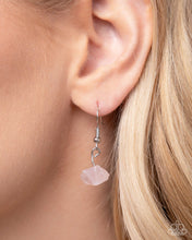 Load image into Gallery viewer, $16 Set: Crescent Charm - pink necklace plus matching ring C020
