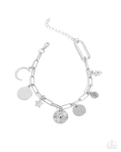 Load image into Gallery viewer, $16 SET: Astral Ambience silver necklace + bracelet E016
