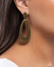 Load image into Gallery viewer, Princess Potential - Brass post earring A075
