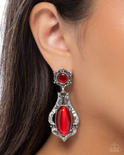 Load image into Gallery viewer, High-End Reservation - Red post earring D063
