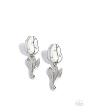 Load image into Gallery viewer, Timeless Tulip - White earring C005
