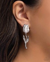 Load image into Gallery viewer, Timeless Tulip - White earring C005
