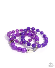 Load image into Gallery viewer, Breathtaking Beat - Purple bracelet E047
