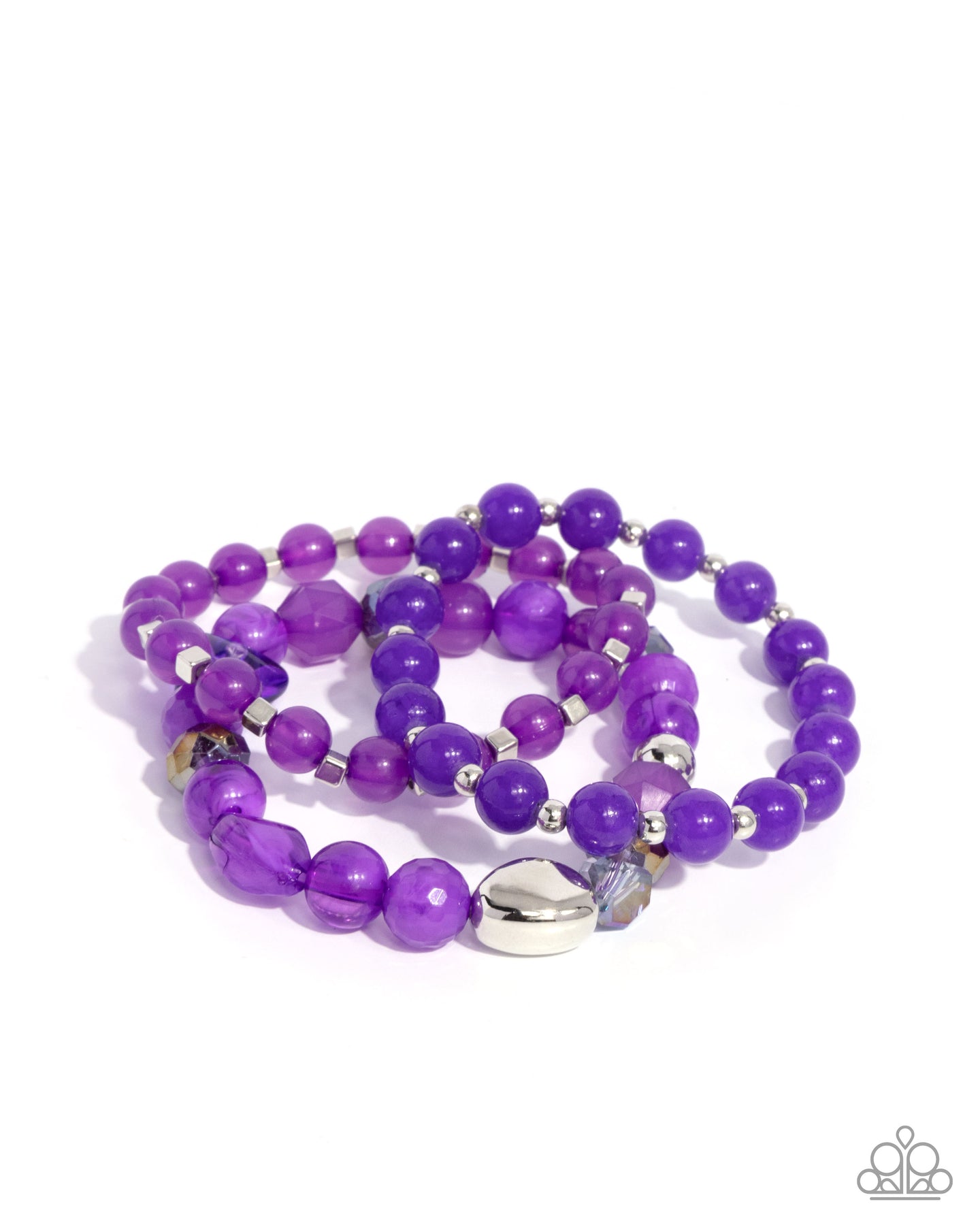 Breathtaking Beat - Purple bracelet E047