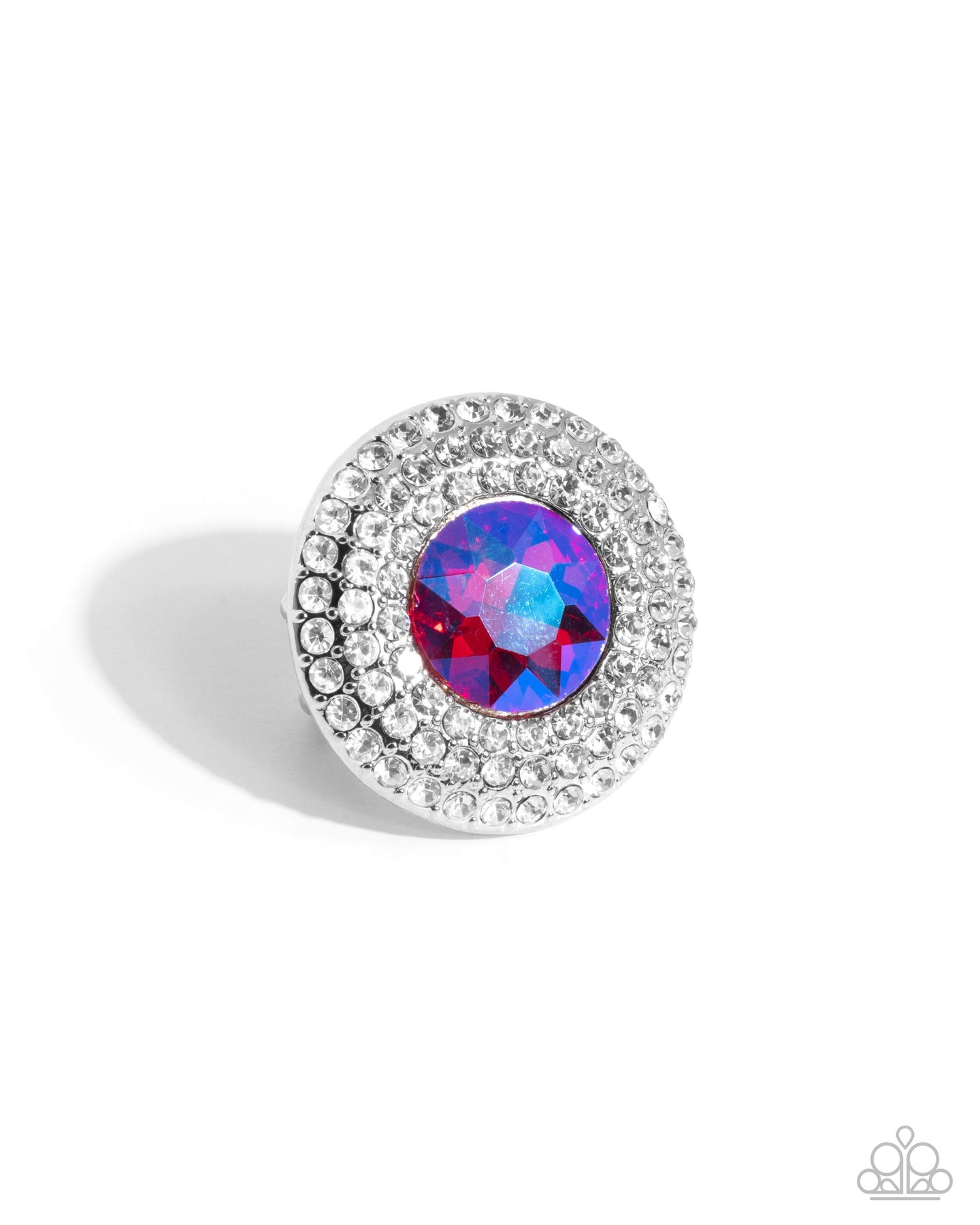 Bedazzled Babe - Pink ring E033