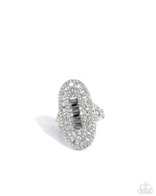 Load image into Gallery viewer, Stacked Showdown - Silver ring A040
