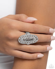 Load image into Gallery viewer, Stacked Showdown - Silver ring A040
