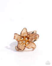 Load image into Gallery viewer, Floral Fable - Brown ring D006
