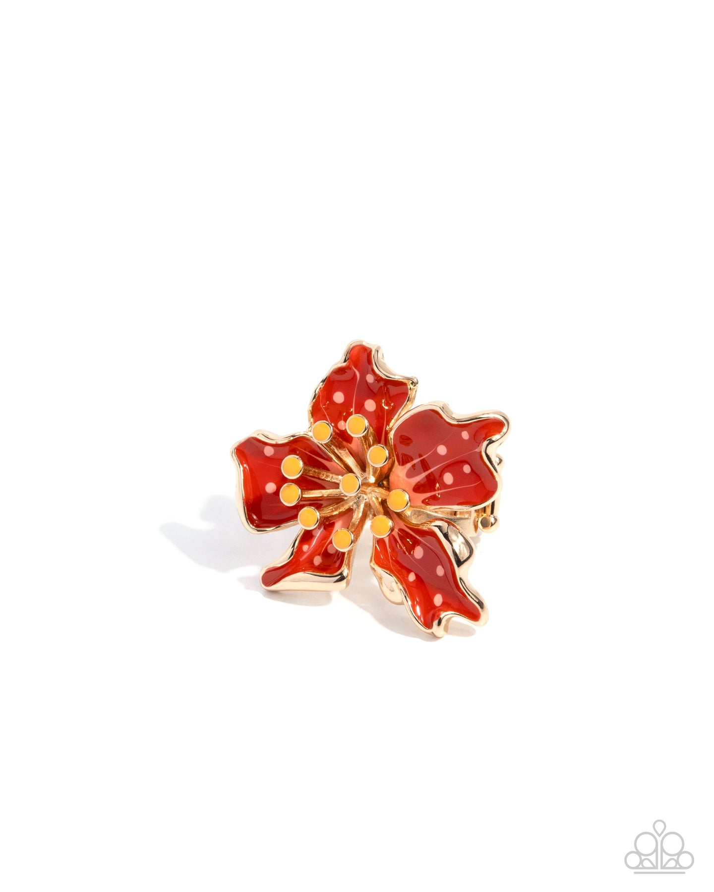 Fast Florals - Red ring B028