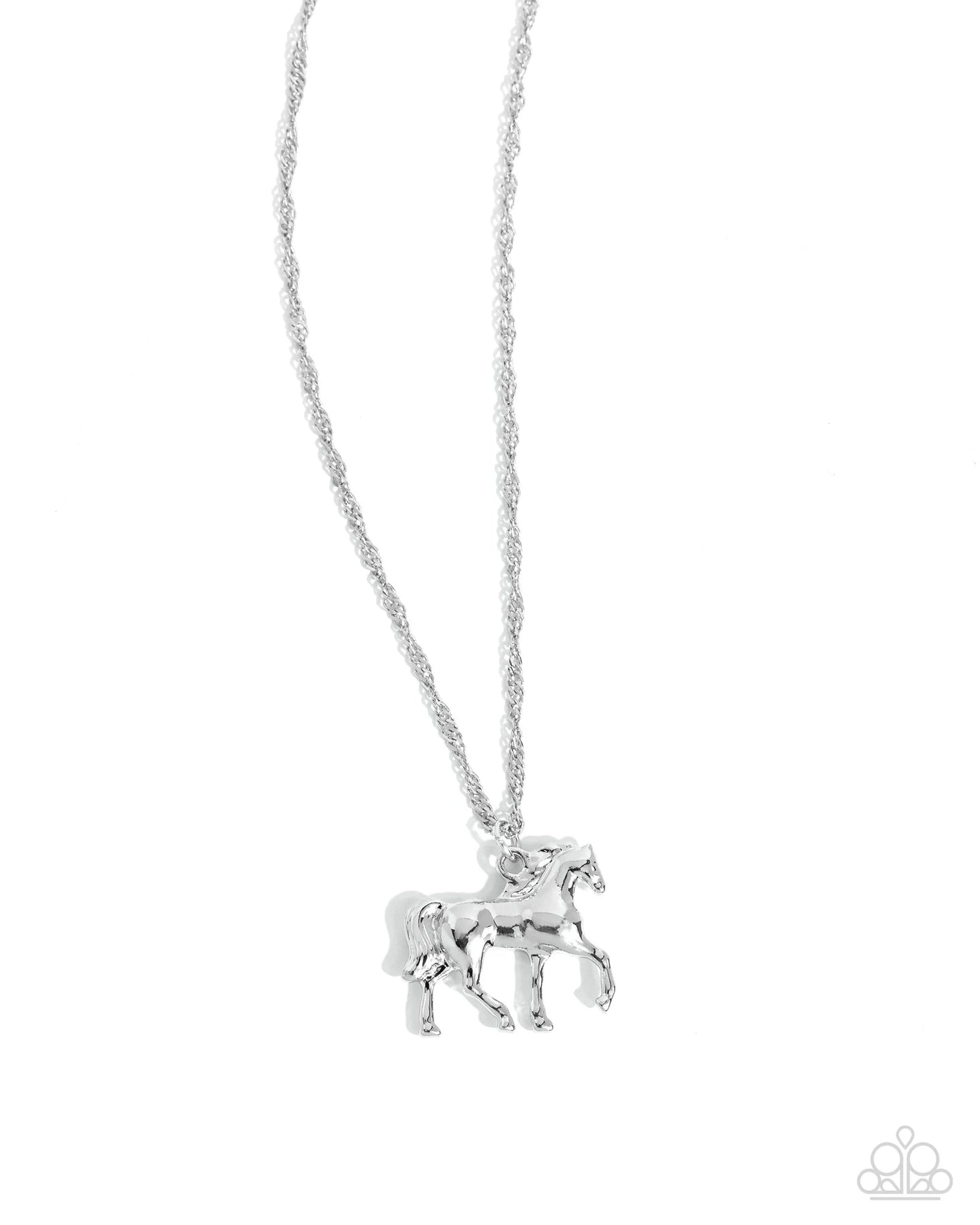 Stallion Statement - Silver necklace E021