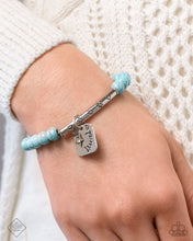 Load image into Gallery viewer, Rustic Reminder - Blue bracelet Feb 2025 FF D055
