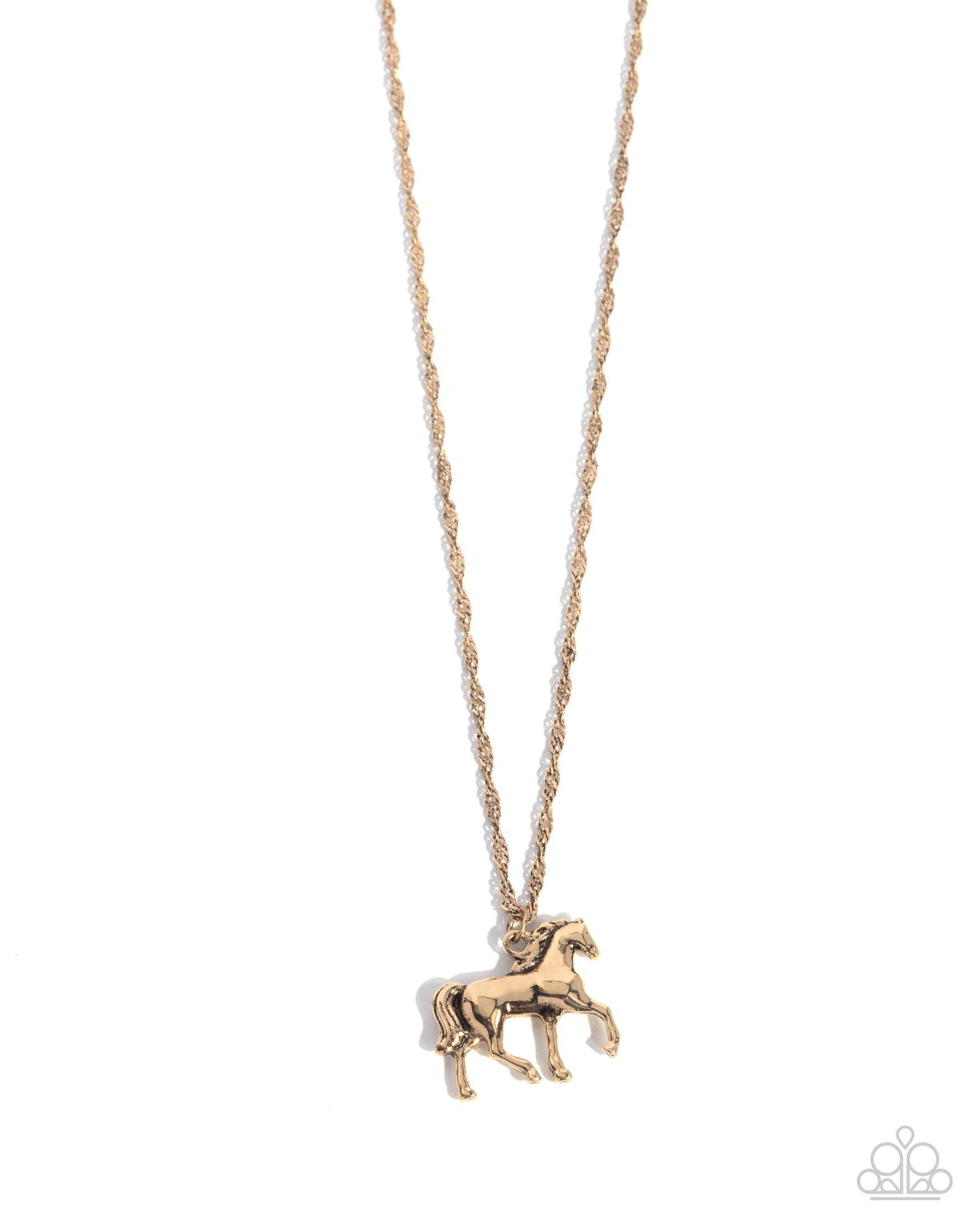 Stallion Statement - Gold necklace E005