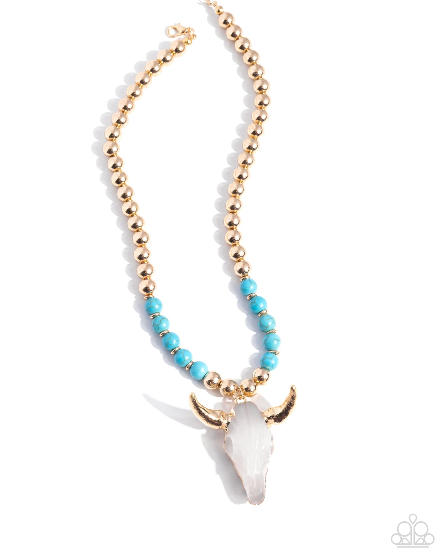 Timeless Texan - Blue necklace E045