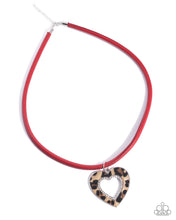 Load image into Gallery viewer, Ferocious Flirt - Red necklace E035

