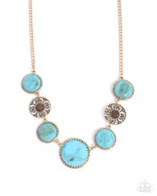 Load image into Gallery viewer, Gentle Glam - Blue necklace A071
